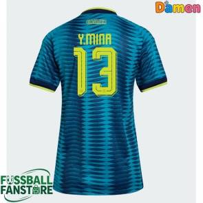 Kolumbien Yerry Mina #13 Replik Auswärtstrikot Damen WM 2026 Kurzarm